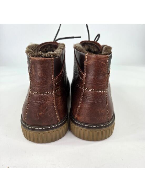 Johnston & Murphy Wallace Genuine Shearling Chukka Boot US 11 Brown Lace Up Boot main image 4